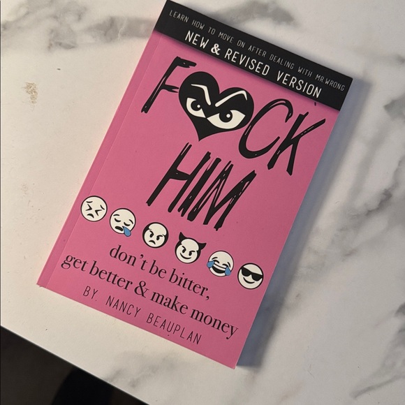 Other - Pink 'F*ck Him' Book by Nancy Beauplan